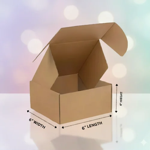 6 x 6 x 4 - Kraft Mailer Box