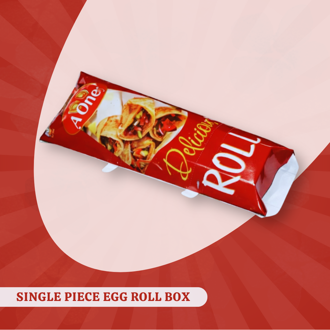 single Piece Egg Roll Box