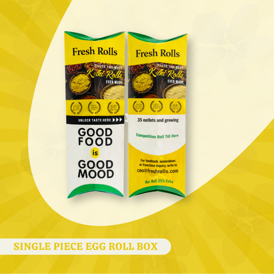 single Piece Egg Roll Boxes