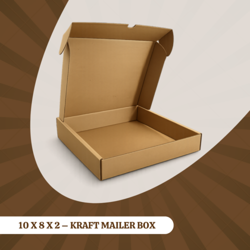 10 X 8 X 2 – KRAFT MAILER BOX