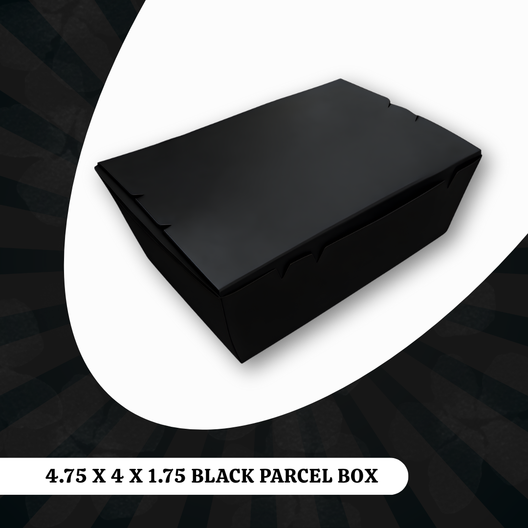 4.75 X 4 X 1.75 BLACK PARCEL BOX 2 4.75 X 4 X 1.75 BLACK PARCEL BOX - Image 2