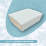 5 X 4 X 2.50 WHITE PARCEL BOX