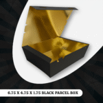 6.75 X 4.75 X 1.75 BLACK PARCEL BOX
