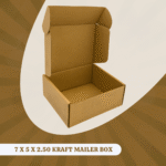 7 X 5 X 2.50 KRAFT MAILER BOX