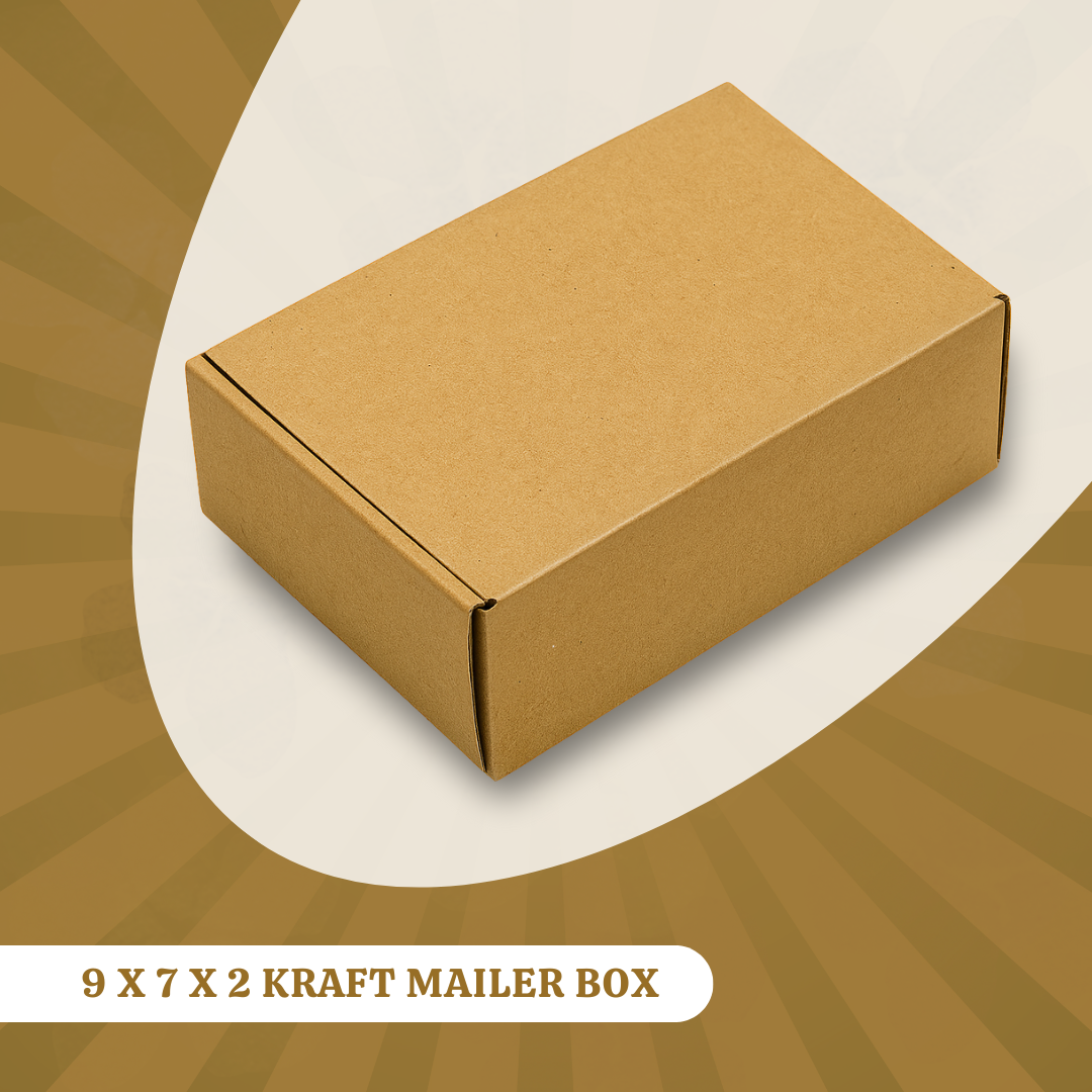 9 x 7 x 2 - Kraft Mailer Box 2 9 X 7 X 2 KRAFT MAILER BOX
