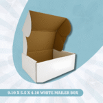 9.10 X 5.5 X 4.10 WHITE MAILER BOX