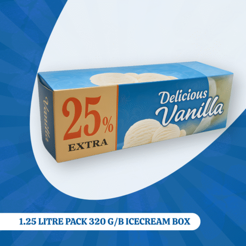 1.25 LITRE PACK 320 G/B ICECREAM BOX