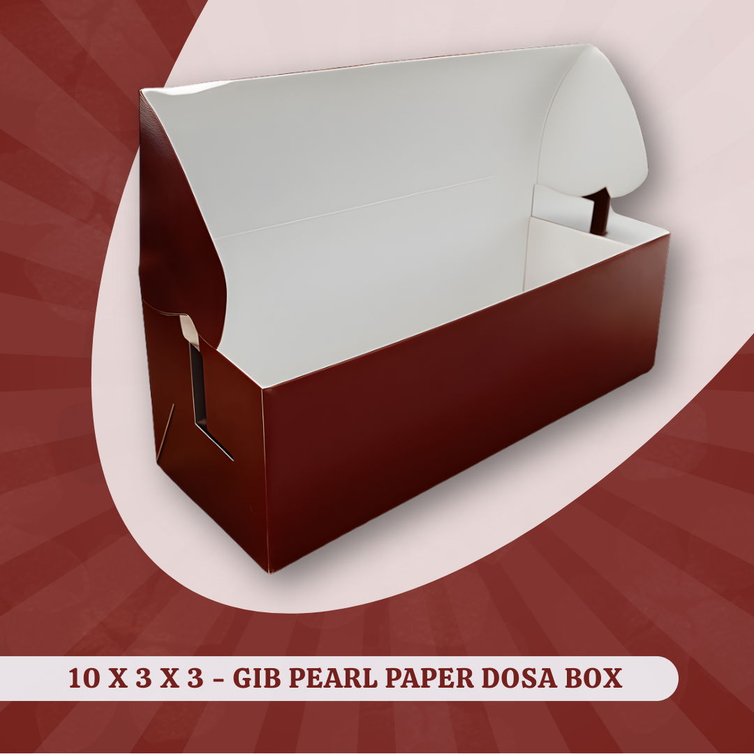10 X 3 X 3 - GIB PEARL PAPER DOSA BOX