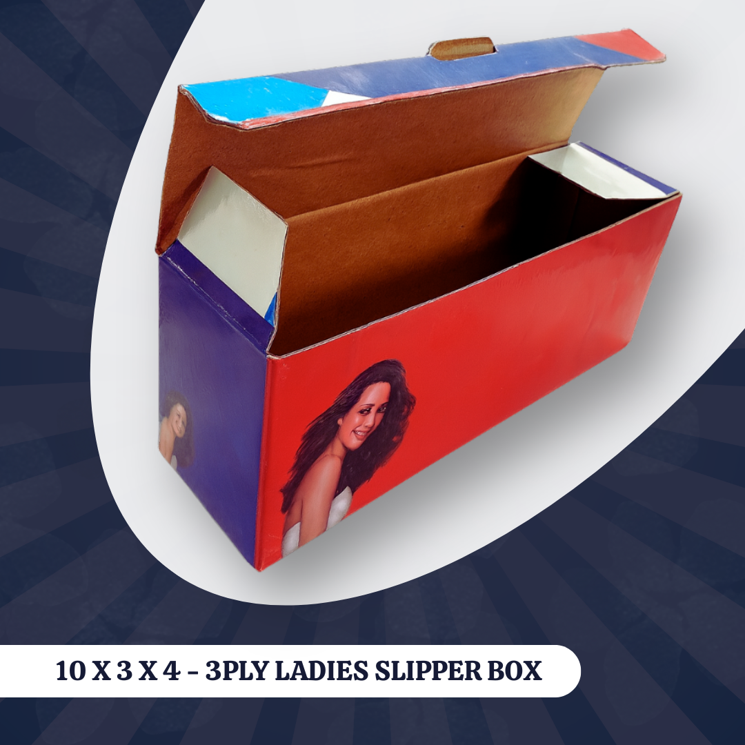 10 X 3 X 4 - 3PLY LADIES SLIPPER BOX