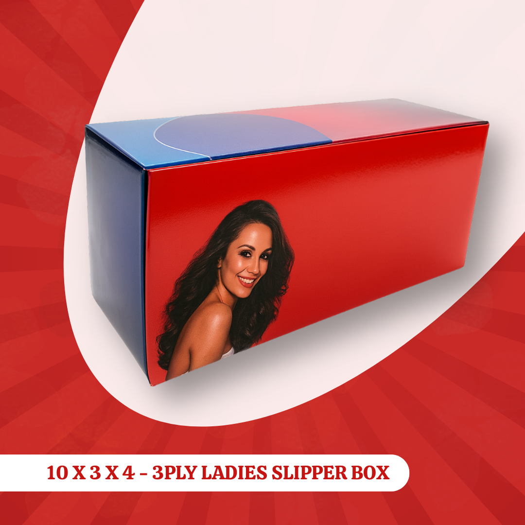 10 X 3 X 4 - 3PLY LADIES SLIPPER BOX