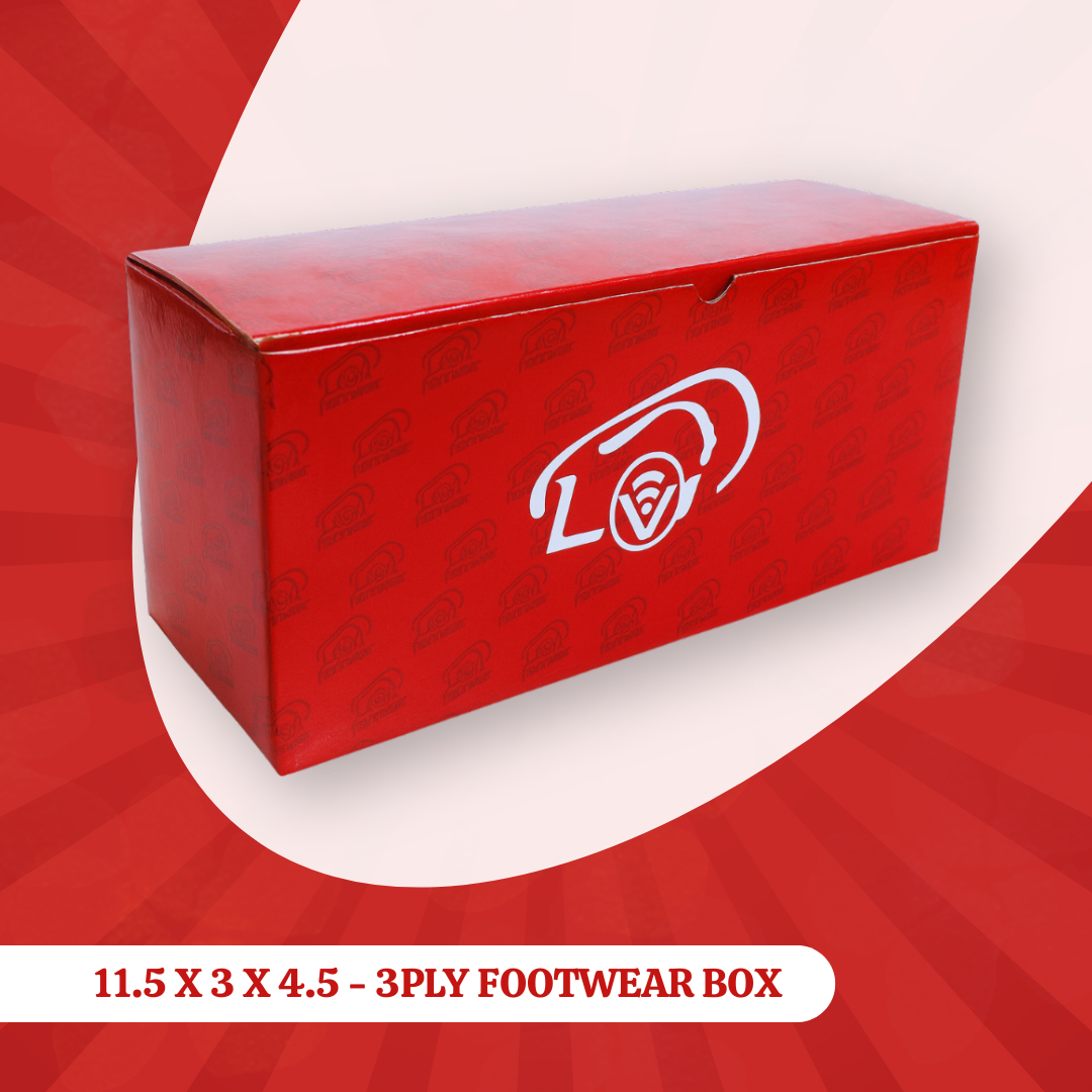 11.5 X 3 X 4.5 - 3PLY FOOTWEAR BOX 2 11.5 X 3 X 4.5 - 3PLY FOOTWEAR BOX
