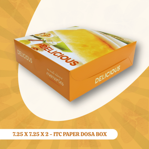 7.25 X 7.25 X 2 - ITC PAPER DOSA BOX