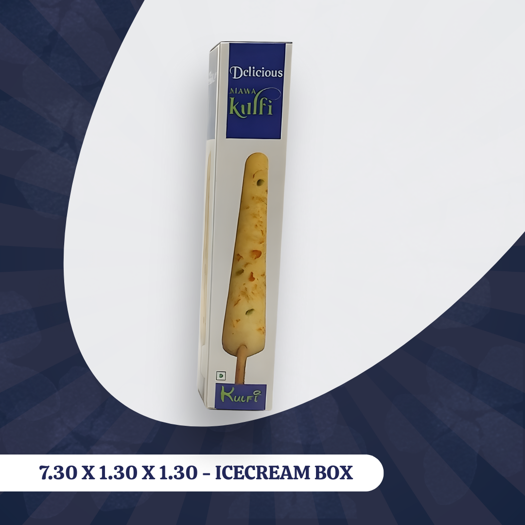 7.30 X 1.30 X 1.30 - KULFI BOX 1 7.30 X 1.30 X 1.30 - ICECREAM BOX