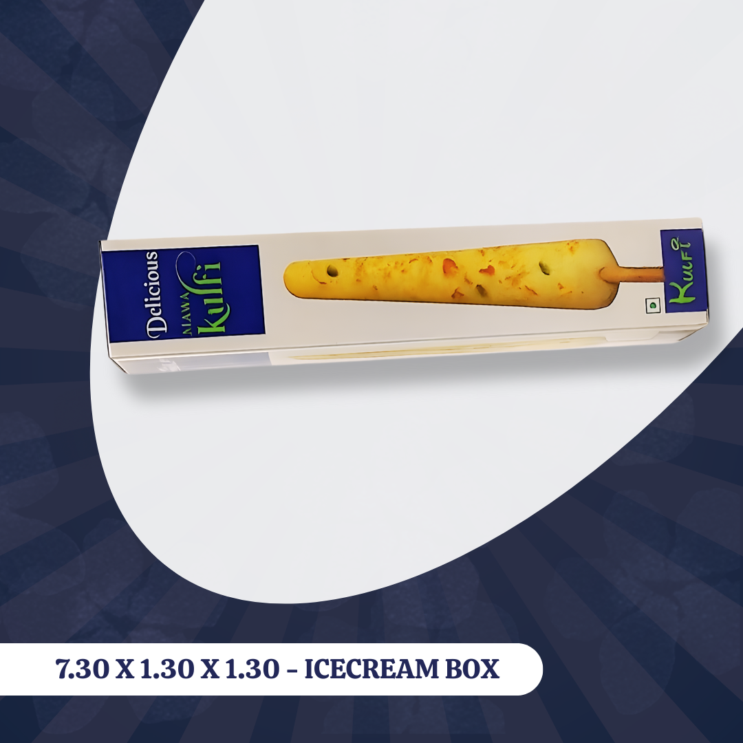 7.30 X 1.30 X 1.30 - KULFI BOX 2 7.30 X 1.30 X 1.30 - ICECREAM BOX