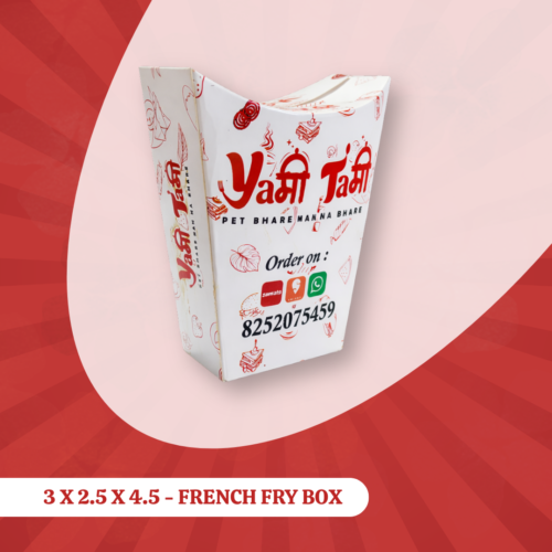 3 X 2.5 X 4.5 - FRENCH FRY BOX