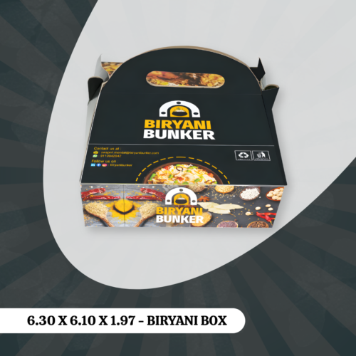 6.30 X 6.10 X 1.97 - BIRYANI BOX