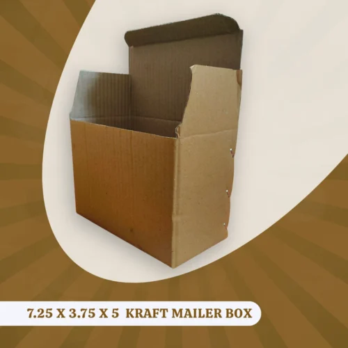 7.25 X 3.75 X 5 Kraft Mailer boxes