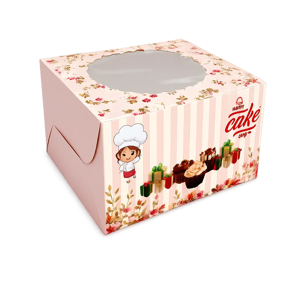 Home 7 window cake box