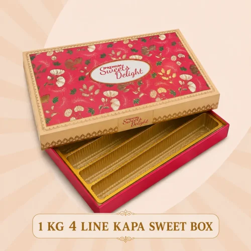 1KG 4 line kapa sweet box manufacturer and wholesaler